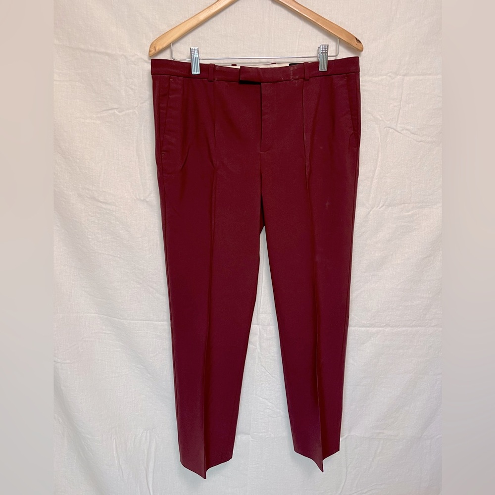 J. Crew Tollegno 1900 Italian Wool Stretch Ankle Pant